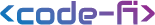 code-fi text logo
